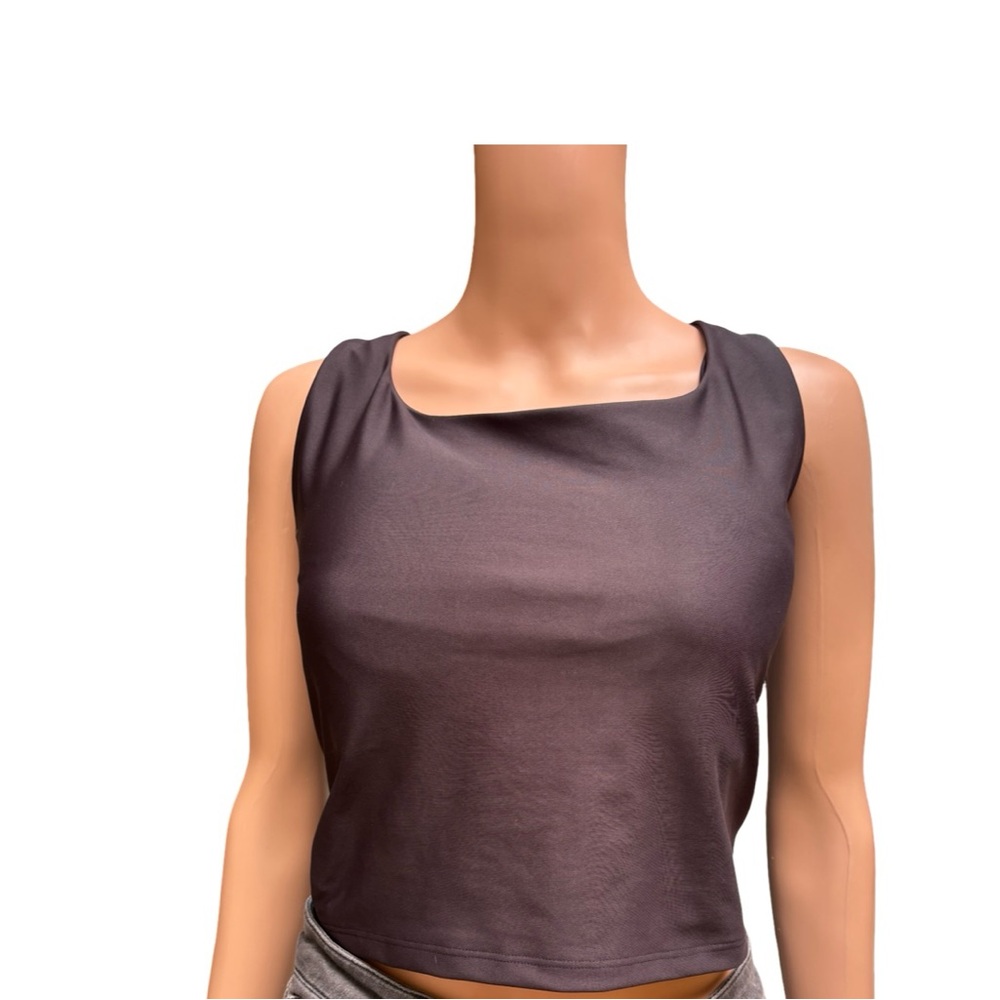 Old Navy Powersoft Black Sports Bra 2X Sleeveless Light Support